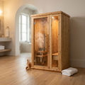 Logan 1 - Person Traditional Steam Sauna in Cedar